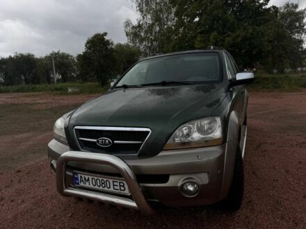 Зеленый Киа Соренто, объемом двигателя 3.5 л и пробегом 370 тыс. км за 5800 $, фото 1 на Automoto.ua