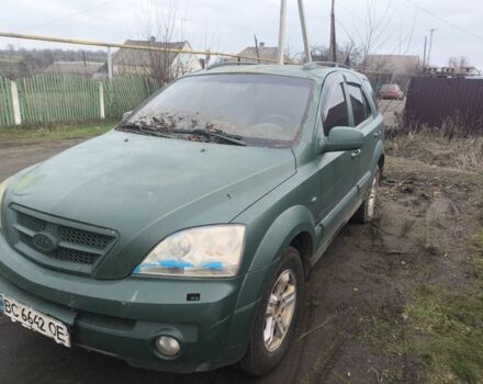 Зеленый Киа Соренто, объемом двигателя 2.5 л и пробегом 255 тыс. км за 1500 $, фото 1 на Automoto.ua