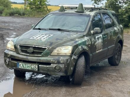 Зеленый Киа Соренто, объемом двигателя 2.5 л и пробегом 307 тыс. км за 3500 $, фото 1 на Automoto.ua