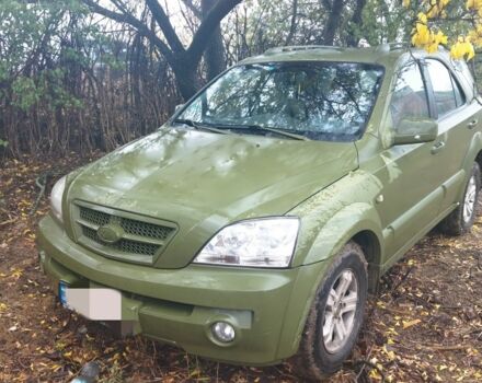 Зеленый Киа Соренто, объемом двигателя 2.5 л и пробегом 243 тыс. км за 3800 $, фото 1 на Automoto.ua