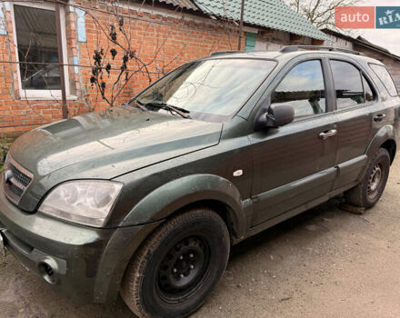 Зеленый Киа Соренто, объемом двигателя 2.5 л и пробегом 311 тыс. км за 3500 $, фото 1 на Automoto.ua