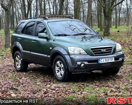 Зеленый Киа Соренто, объемом двигателя 2.5 л и пробегом 246 тыс. км за 2999 $, фото 1 на Automoto.ua