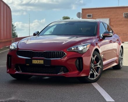 Красный Киа Stinger, объемом двигателя 3.3 л и пробегом 124 тыс. км за 23900 $, фото 1 на Automoto.ua