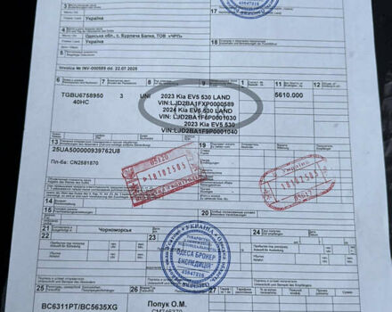 Белый Киа EV5, объемом двигателя 0 л и пробегом 28 тыс. км за 24999 $, фото 66 на Automoto.ua