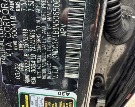 Черный Киа EV6, объемом двигателя 0 л и пробегом 123 тыс. км за 18900 $, фото 20 на Automoto.ua