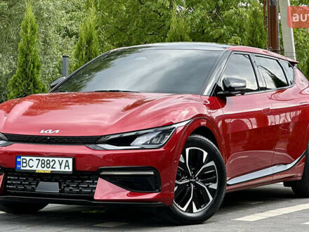 Киа EV6 2022 в Дрогобыче на Automoto.ua Красный Киа EV6, объемом двигателя 0 л и пробегом 27 тыс. км за 26750 $, фото 1 на Automoto.ua