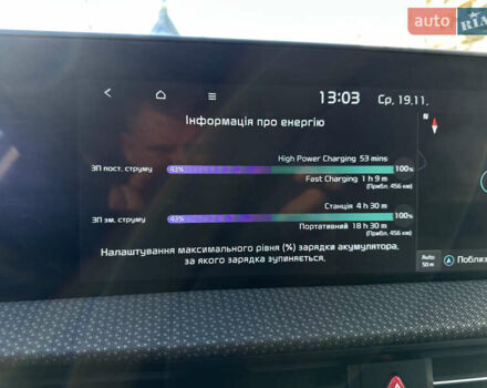 Сірий Кіа EV6, об'ємом двигуна 0 л та пробігом 188 тис. км за 25999 $, фото 63 на Automoto.ua