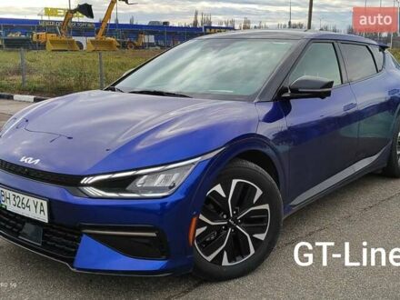 Киа EV6 2022 в Одессе на Automoto.ua Синий Киа EV6, объемом двигателя 0 л и пробегом 11 тыс. км за 25999 $, фото 1 на Automoto.ua