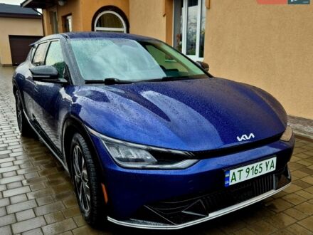 Синий Киа EV6, объемом двигателя 0 л и пробегом 64 тыс. км за 26500 $, фото 1 на Automoto.ua