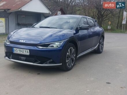 Синій Кіа EV6, об'ємом двигуна 0 л та пробігом 59 тис. км за 24500 $, фото 1 на Automoto.ua