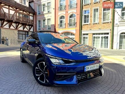 Синий Киа EV6, объемом двигателя 0 л и пробегом 21 тыс. км за 25999 $, фото 1 на Automoto.ua