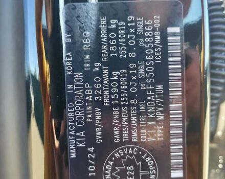 Черный Киа EV9, объемом двигателя 0 л и пробегом 9 тыс. км за 53900 $, фото 70 на Automoto.ua