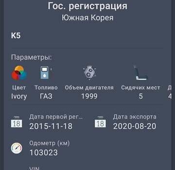 Білий Кіа K5, об'ємом двигуна 2 л та пробігом 295 тис. км за 11200 $, фото 2 на Automoto.ua