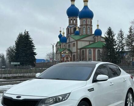 Белый Киа K5, объемом двигателя 2 л и пробегом 322 тыс. км за 8950 $, фото 1 на Automoto.ua