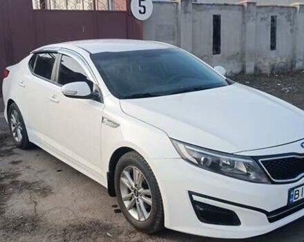 Белый Киа K5, объемом двигателя 2 л и пробегом 162 тыс. км за 8999 $, фото 1 на Automoto.ua