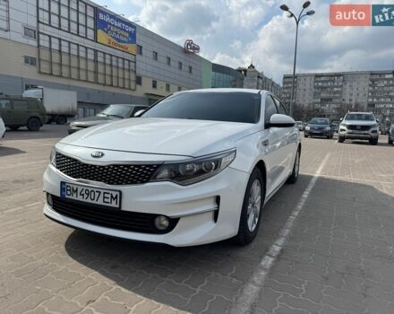 Белый Киа K5, объемом двигателя 2 л и пробегом 227 тыс. км за 11000 $, фото 1 на Automoto.ua