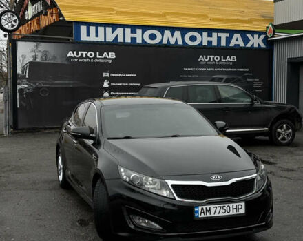 Чорний Кіа K5, об'ємом двигуна 2 л та пробігом 146 тис. км за 8999 $, фото 1 на Automoto.ua
