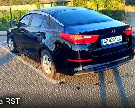 Черный Киа K5, объемом двигателя 2 л и пробегом 130 тыс. км за 12500 $, фото 1 на Automoto.ua