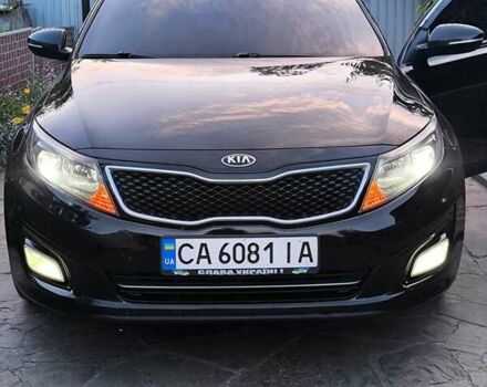 Черный Киа K5, объемом двигателя 2 л и пробегом 220 тыс. км за 12000 $, фото 5 на Automoto.ua