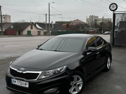 Чорний Кіа K5, об'ємом двигуна 2 л та пробігом 146 тис. км за 8999 $, фото 1 на Automoto.ua