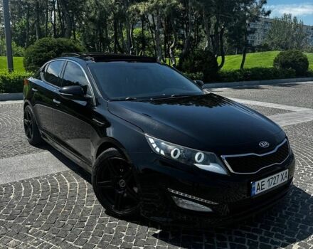 Черный Киа K5, объемом двигателя 2 л и пробегом 197 тыс. км за 14400 $, фото 1 на Automoto.ua