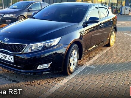 Черный Киа K5, объемом двигателя 2 л и пробегом 130 тыс. км за 12500 $, фото 1 на Automoto.ua