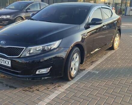 Черный Киа K5, объемом двигателя 2 л и пробегом 130 тыс. км за 12500 $, фото 1 на Automoto.ua