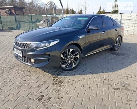 Чорний Кіа K5, об'ємом двигуна 2 л та пробігом 75 тис. км за 11700 $, фото 1 на Automoto.ua