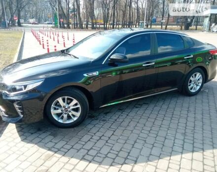 Черный Киа K5, объемом двигателя 2 л и пробегом 94 тыс. км за 12200 $, фото 1 на Automoto.ua