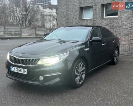 Черный Киа K5, объемом двигателя 2 л и пробегом 330 тыс. км за 10800 $, фото 1 на Automoto.ua