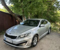 Серый Киа K5, объемом двигателя 2 л и пробегом 300 тыс. км за 7300 $, фото 1 на Automoto.ua