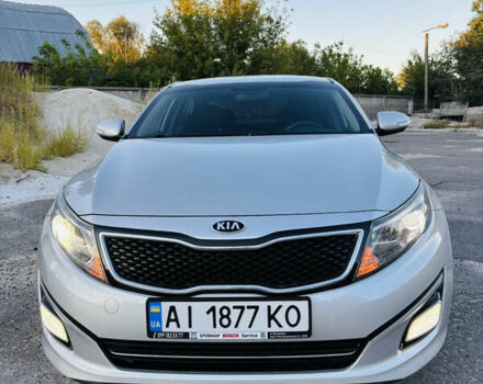 Серый Киа K5, объемом двигателя 2 л и пробегом 222 тыс. км за 10000 $, фото 2 на Automoto.ua