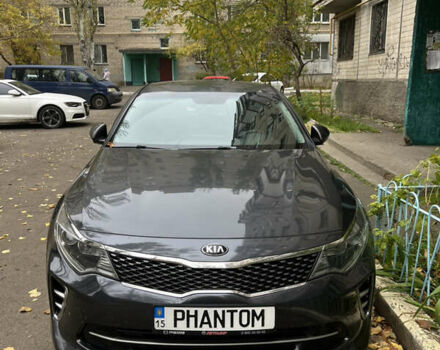 Сірий Кіа K5, об'ємом двигуна 2 л та пробігом 210 тис. км за 13100 $, фото 1 на Automoto.ua