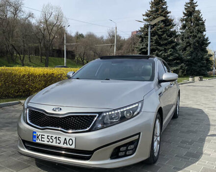 Серый Киа K5, объемом двигателя 2 л и пробегом 258 тыс. км за 12900 $, фото 1 на Automoto.ua
