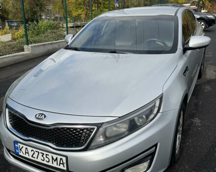 Серый Киа K5, объемом двигателя 2 л и пробегом 345 тыс. км за 8500 $, фото 1 на Automoto.ua