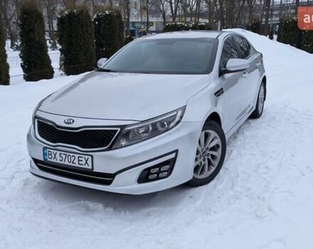 Серый Киа K5, объемом двигателя 2 л и пробегом 174 тыс. км за 9350 $, фото 1 на Automoto.ua