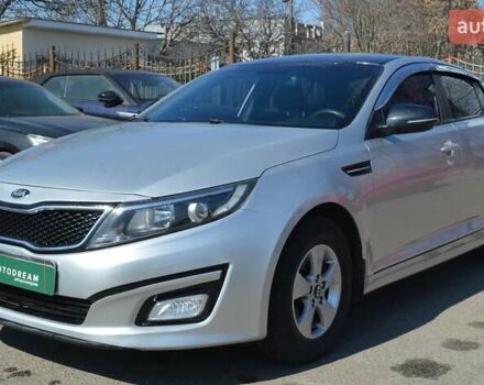 Серый Киа K5, объемом двигателя 2 л и пробегом 136 тыс. км за 9300 $, фото 1 на Automoto.ua