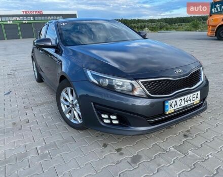 Серый Киа K5, объемом двигателя 2 л и пробегом 340 тыс. км за 9500 $, фото 1 на Automoto.ua