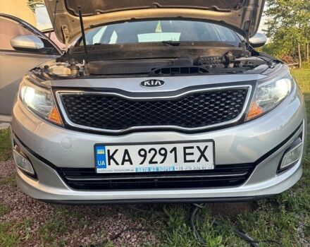 Серый Киа K5, объемом двигателя 2 л и пробегом 200 тыс. км за 11900 $, фото 1 на Automoto.ua