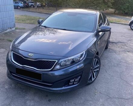 Серый Киа K5, объемом двигателя 2 л и пробегом 135 тыс. км за 11500 $, фото 1 на Automoto.ua