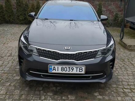 Серый Киа K5, объемом двигателя 2 л и пробегом 234 тыс. км за 12750 $, фото 1 на Automoto.ua