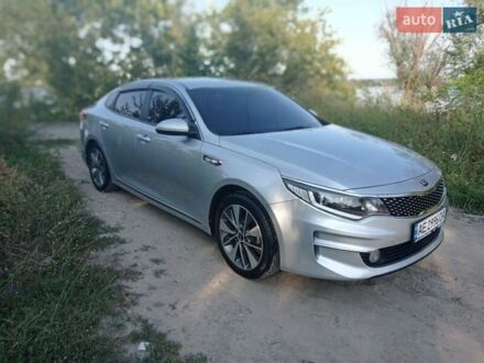 Киа K5 2016 в Днепре (Днепропетровске) на Automoto.ua Серый Киа K5, объемом двигателя 2 л и пробегом 117 тыс. км за 14900 $, фото 1 на Automoto.ua