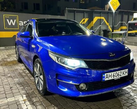 Синій Кіа K5, об'ємом двигуна 2 л та пробігом 308 тис. км за 9000 $, фото 1 на Automoto.ua