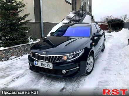 Синій Кіа K5, об'ємом двигуна 2 л та пробігом 160 тис. км за 11700 $, фото 1 на Automoto.ua