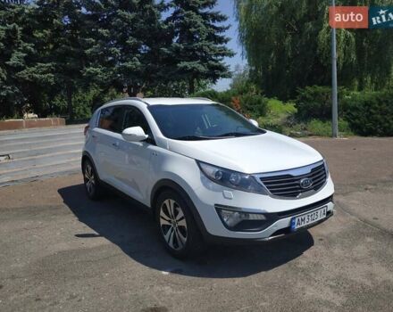 Білий Кіа Sportage, об'ємом двигуна 2 л та пробігом 183 тис. км за 12900 $, фото 2 на Automoto.ua