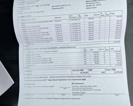 Белый Киа Sportage, объемом двигателя 2 л и пробегом 170 тыс. км за 15300 $, фото 69 на Automoto.ua