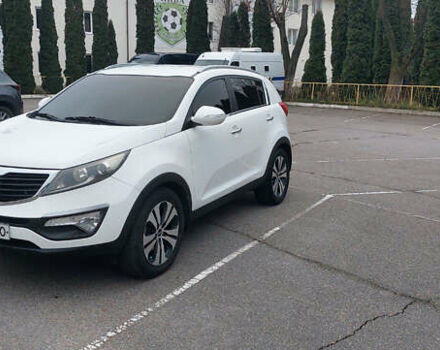 Белый Киа Sportage, объемом двигателя 2 л и пробегом 124 тыс. км за 13500 $, фото 1 на Automoto.ua
