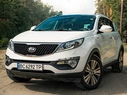 Білий Кіа Sportage, об'ємом двигуна 2 л та пробігом 169 тис. км за 16700 $, фото 1 на Automoto.ua