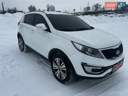 Білий Кіа Sportage, об'ємом двигуна 2 л та пробігом 198 тис. км за 14800 $, фото 1 на Automoto.ua