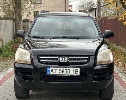 Черный Киа Sportage, объемом двигателя 2 л и пробегом 262 тыс. км за 5350 $, фото 3 на Automoto.ua
